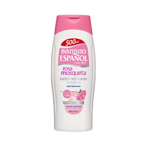 INSTITUTO ESPAÑOL Loción corporal hidratante con ácido Hialurónico y Rosa Mosqueta 500 ml.
