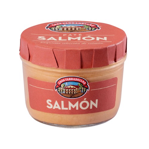 CASA TARRADELLAS Paté de salmón frasco de 125 g.