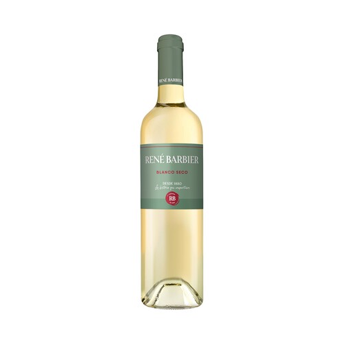 RENÉ BARBIER  Vino blanco seco con D.O. Catalunya RENE BARBIER botella 75 cl.