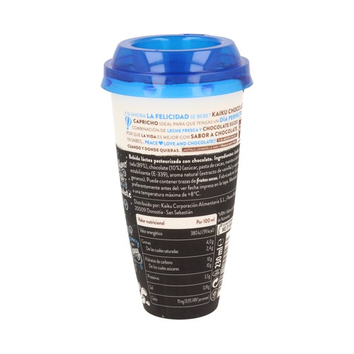 KAIKU Chocolate preparado KAIKU Choco latte original 230 ml.