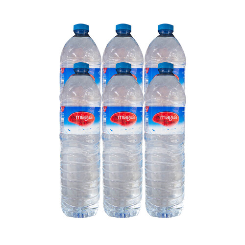 Agua mineral ESMIAGUA botella de 1,5 L, pack de 6 uds.