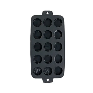 Imagen de Bandeja de mini magdalenas, 15 cavidades, silicona, 28,3 x 23,1 x 2 cm, ALCAMPO.