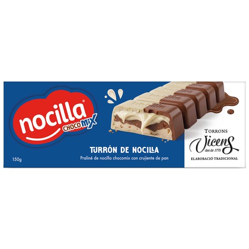 VICENS Turrón de nocilla chocomix 150 g.