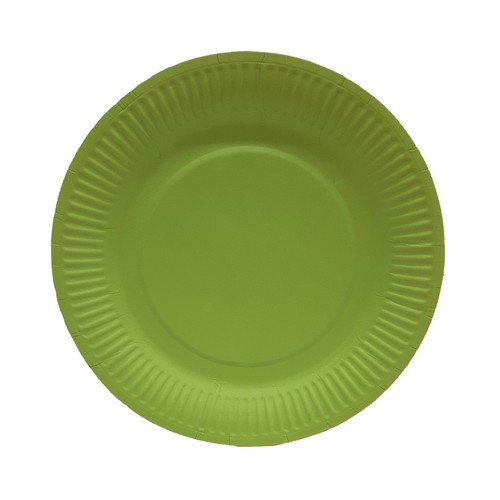 10 Platos de postre de cartón 10cm., ACTUEL.