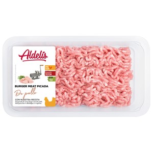 Imagen de Preparado de carne burger meat de pollo ALDELÍS 380 gr.