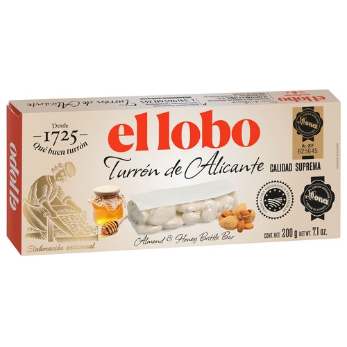 EL LOBO Turrón de Alicante 200 g.