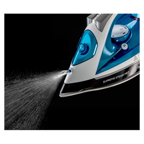 Plancha de vapor RUSSELL HOBBS Supreme Steam Pro 23971-56, suela cerámica, potencia 2600W.