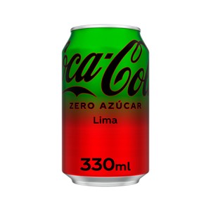 Imagen de COCA COLA Refresco coca cola zero azúcar lime lata 330ml