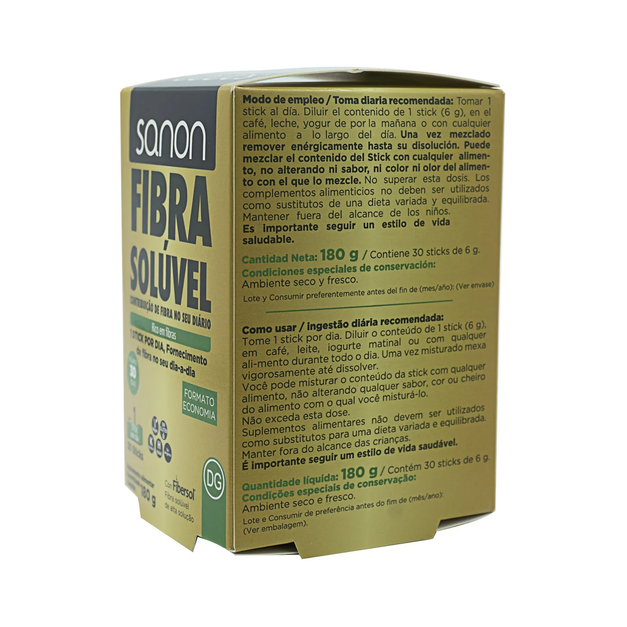 Fibra soluble de alta disolución 30 sticks.