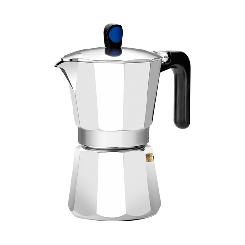 Cafetera de aluminio full inducción para 12 tazas, MONIX.