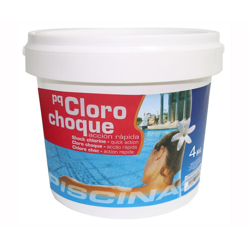 Cloro CHOQUE granulado 4 kg. PQS