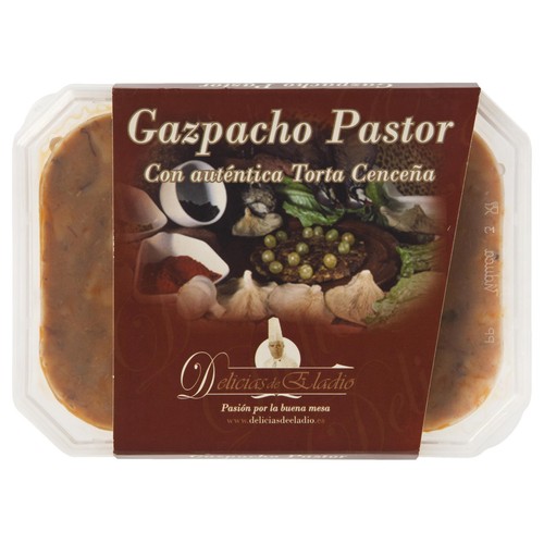 CASA ELADIO Gazpacho pastor con auténtica Torta Cenceña CASA ELADIO 500 g.
