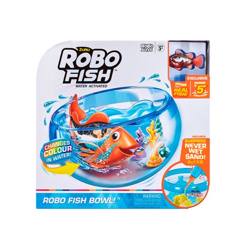 Acuario Robofish con arena mágica y un pez sumergible, ZURU.