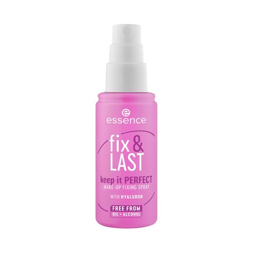 ESSENCE Fix & last Spray fijador de maquillaje de larga duración.