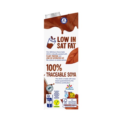 ALPRO Bebida vegetal de soja con sabor a chocolate 1 l.