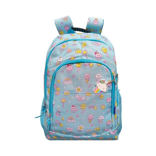 Mochila grande con 3 cremalleras 13x29x43 cm Sweet Sparkle. MITOS
