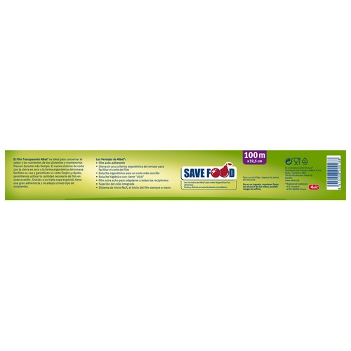 ALBAL Film transparente ALBAL 100 mts.