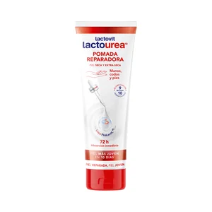 LACTOVIT Lactourea Crema reparadora de manos, codos y pies, para pieles secas y extra secas 75 ml.