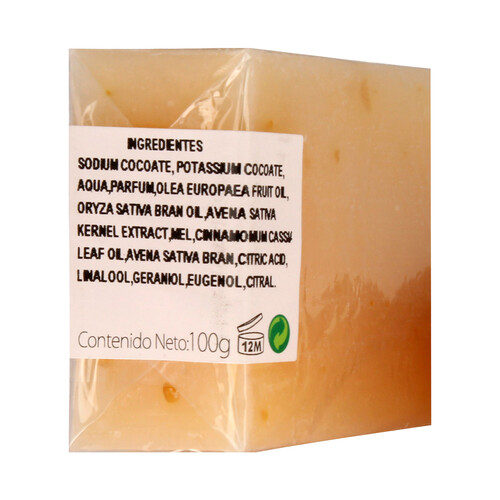 NATURAFEMME Pastilla de jabón de avena NATURAFEMME 100 g.