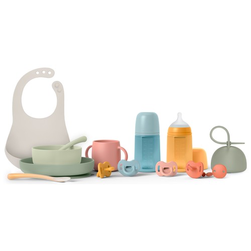 SUAVINEX Selection Cuchara de silicona premium para bebés con encías sensibles, a partir de 4 meses SUAVINEX.