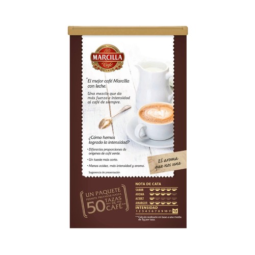 MARCILLA Café molido mezcla Gran Aroma extra fuerte 250 g.