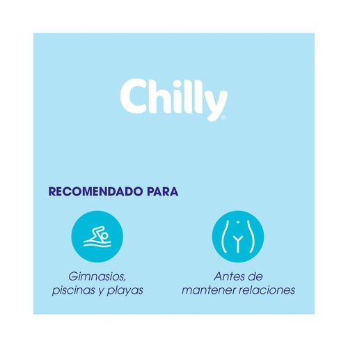 CHILLY Gel de higiene intima, con fórmula activa y antibacteriana CHILLY 250 ml.