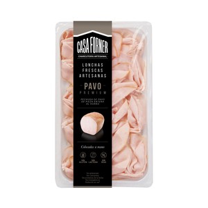Casa Forner Pechuga de Pavo al Horno, Cortada en Lonchas y Colocadas a Mano Casa Forner Premium 100 G
