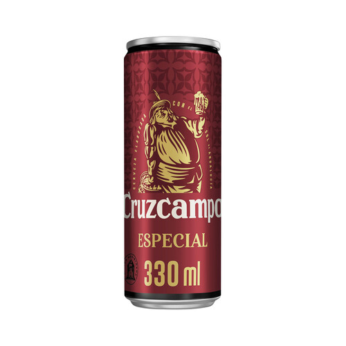 CRUZCAMPO Especial Cerveza rubia lata 33 cl.