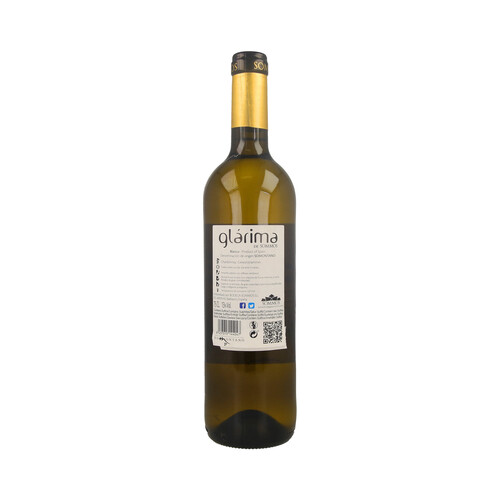 GLÁRIMA  Vino blanco con D.O. Somontano GLÁRIMA botella de 75 cl.