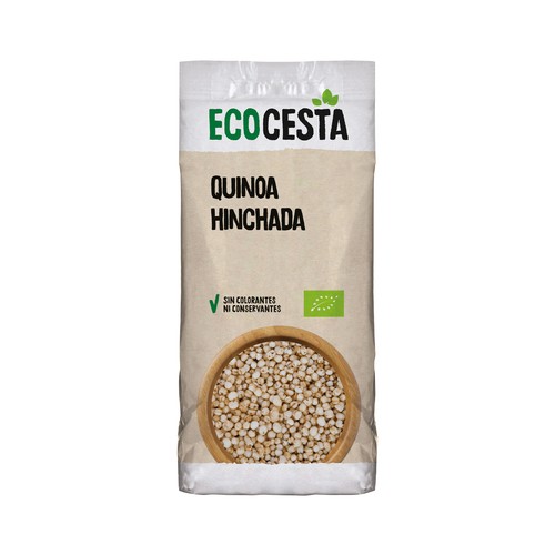 ECOCESTA Quinoa hinchada de cultivo ecológico, sin colorantes ni conservantes 125 g.
