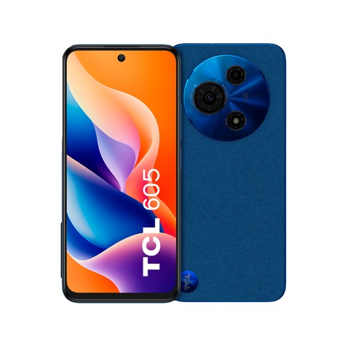 Smartphone TCL 605 Azul Medianoche, 4GB+128GB, 16,7 cm (6,6").