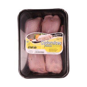 Imagen de CODORNICES MORENO Bandeja de codornices frescas 4 uds.