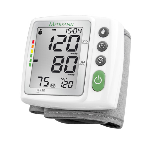 Alcampo Tensiómetro de muñeca MEDISANA BW 315 pantalla extra grande detección de arritmias memoria 2 usuarios