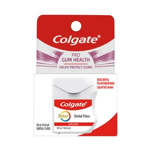 COLGATE Total pro encías sanas Seda dental para el cuidado de dientes y encías 50 m.