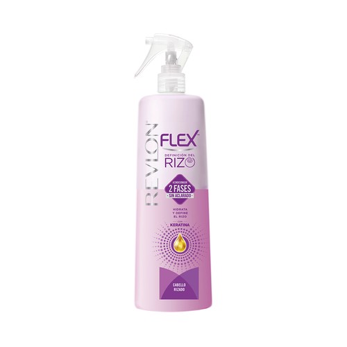 REVLON Flex Acondicionador 2 fases sin aclarado, para cabello rizado 400 ml.