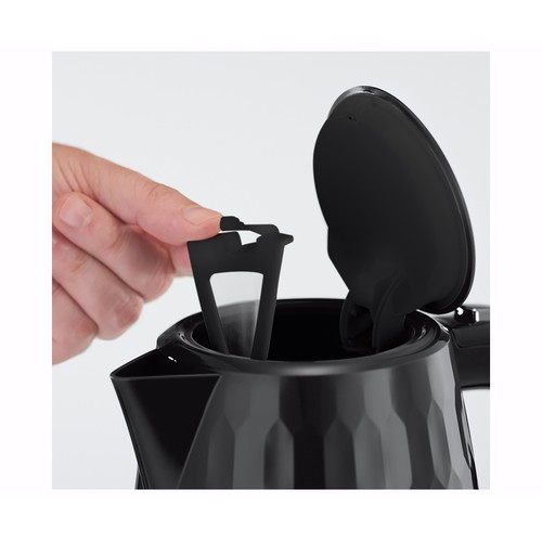 Hervidor de agua RUSSELL HOBBS Honeycomb 26051-70, color negro, 1,7L, 2400W