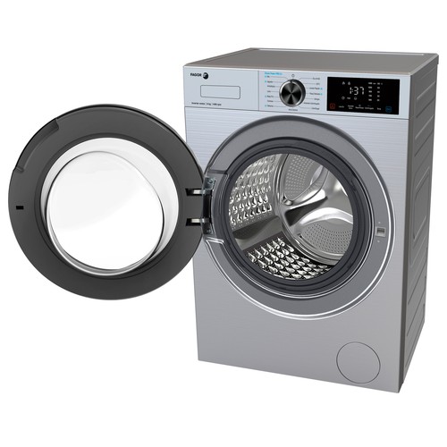 Lavadora FAGOR 5FE-8714X 8KG inox, Clasificación energética: A, 1400RPM, H: 85cm, A: 60cm, F: 46cm.