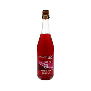 VEGAVERDE Vino rosado gasificado VEGAVERDE botella de 75 cl.