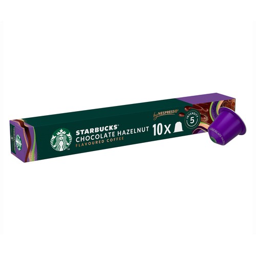 STARBUCKS Café cápsulas de chocolate hazelnut 10 uds. 51 g.