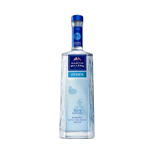 MARTIN MILLER´S Zero % Ginebra islandesa sin alcohol (0.0%) botella 70 cl.