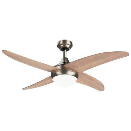 Ventilador de techo SULION Wipa Curvo, diámetro 105cm, motor DC, 4 palas revesibles, mando a distancia.