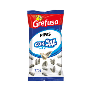 Imagen de GREFUSA Pipas g  Pipas con sal  en bolsa 175 g.