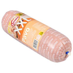 Serrano Fiambre Cocido de Pavo y Pollo Xxl, Elaborado sin Gluten ni Lactosa Serrano 1.5 Kg. 1500 G