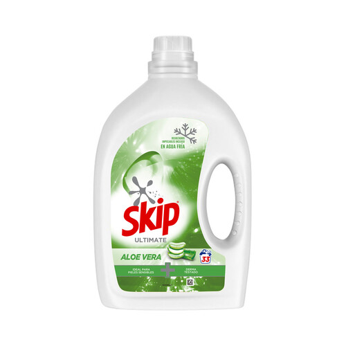 LOT DE 5 - SKIP - Ultimate Sensitive Aloe vera Lessive liquide