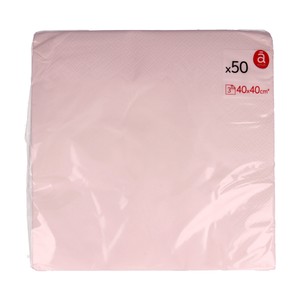 ACTUEL Servilletas desechables blancas 3 caps 40 x 40 cm ACTUEL 50 uds.