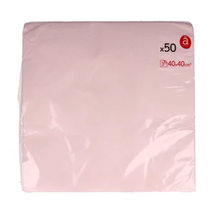 ACTUEL Servilletas desechables blancas 3 caps 40 x 40 cm ACTUEL 50 uds.