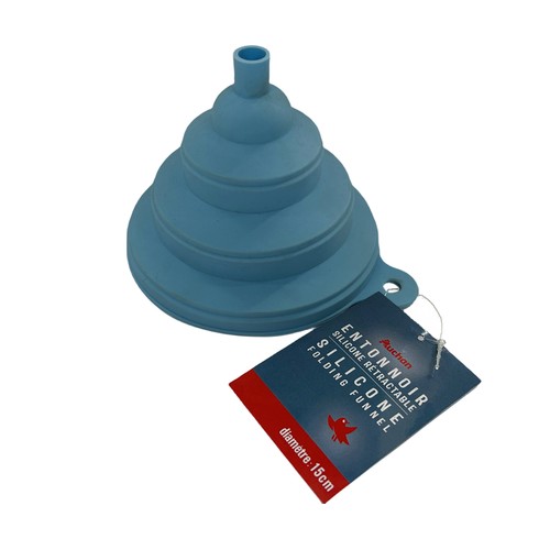Embudo plegable de silicona, AUCHAN.