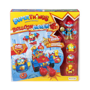 Playset con figuras y vehículos, Balloon Boxer SUPERTHINGS.