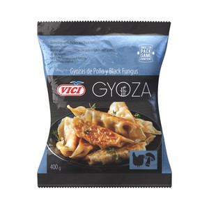 Imagen de VICI Gyozas precocinadas y congeladas rellenas de pollo y black fungus 400 g.