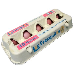 Huevos de gallinas sueltas 10 unidades